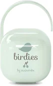 Smoczki uspokajające - MAM BABY 309135 ETUI NA SMOCZEK ZIELONE BIRDIES - miniaturka - grafika 1