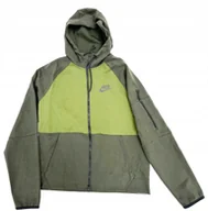 Bluzy męskie - Bluza Sportowa Męska Nike z kapturem rozpinana DR8910-355 S z kieszeniami - miniaturka - grafika 1