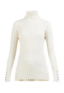 baradello Damski sweter z golfem z dzianiny 39725039-BA01, jasnobeżowy, XS/S, jasny beż, XS-S - Swetry damskie - miniaturka - grafika 1