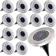 Lampy ogrodowe - 12 X Lampa Solarna Ogrodowa Led Najazdowa Gruntowa - miniaturka - grafika 1