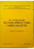 Książki o kulturze i sztuce - VIII sympozjum techniki wibracyjnej i wibroakustyki - miniaturka - grafika 1