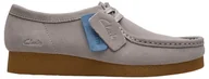 Trampki damskie - Clarks Damskie trampki WallabeeEVO, ciemnoszare Sde, 40 EU, Ciemnoszary Sde, 42 EU - miniaturka - grafika 1