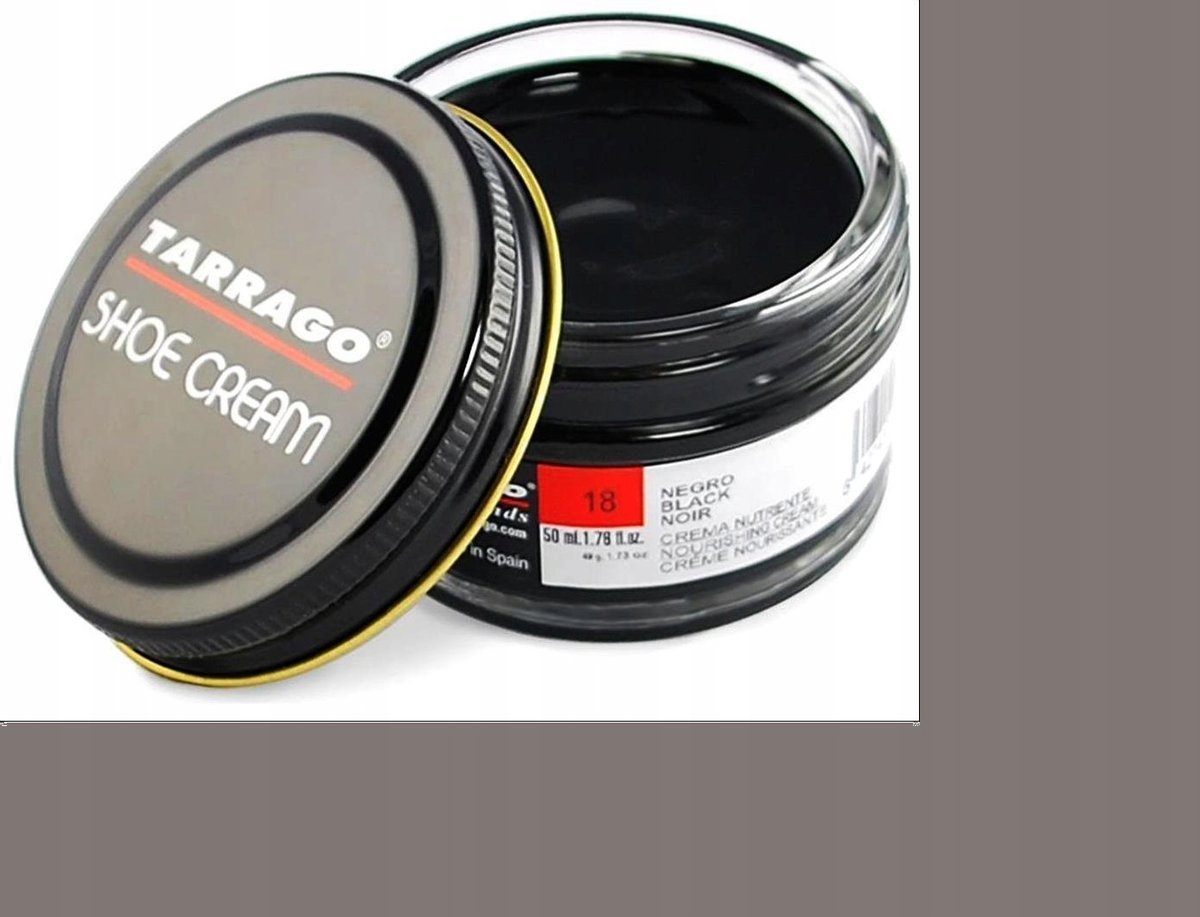 G9-92 SZARY 46 PASTA DO BUTÓW KREM DO SKÓRY NATURALNEJ + WOSK TARRAGO 50 ML