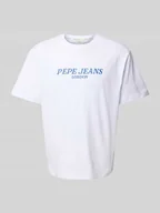 Koszulki męskie - T-shirt o kroju regular fit z czystej bawełny model ‘TADEO’ - miniaturka - grafika 1