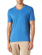 Koszulki męskie - s.Oliver Męski T-shirt z krótkim rękawem, Niebieski 5427, XXL - miniaturka - grafika 1