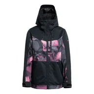 Kurtki narciarskie - Damska Kurtka ocieplana ROXY PRESENCE PARKA JK ERJTJ03421-KVJ2 – Czarny - miniaturka - grafika 1