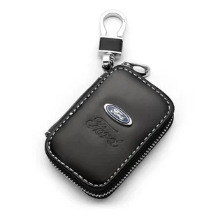 SKÓRZANE ETUI na klucze FORD logo KLUCZYK samochodowy ELEGANCKI brelok - Etui na klucze - miniaturka - grafika 1