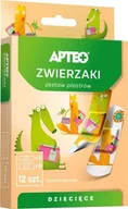 Apteczki i materiały opatrunkowe - Apteo Apteo plastry dla dzieci zwierzaki 12 sztuk 9097876 - miniaturka - grafika 1