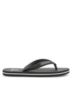 Buty dla chłopców - Kappa Japonki Logo Mokerk 304IWT0-911 Czarny - miniaturka - grafika 1