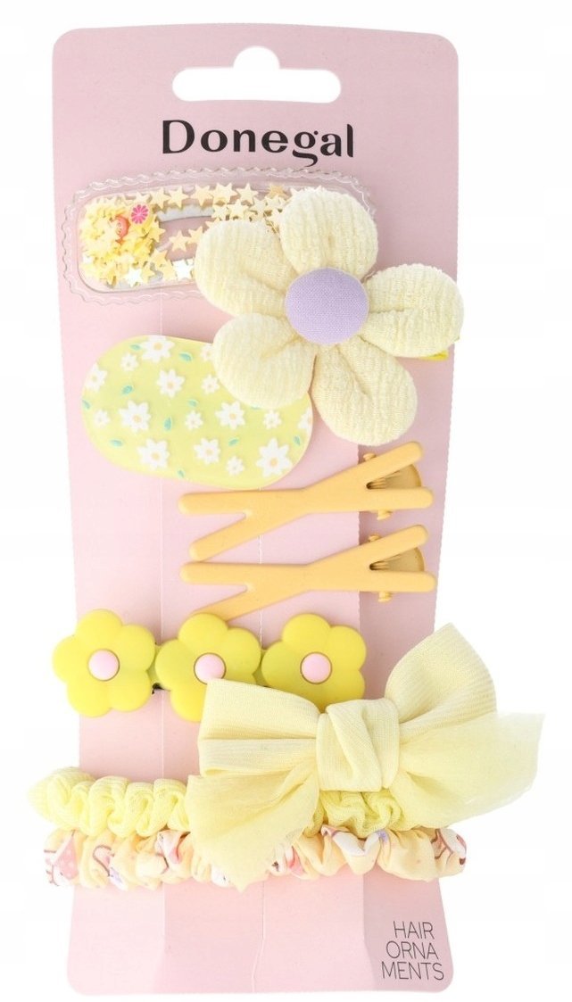 Zestaw ozdób do włosów Pastel 9 szt.