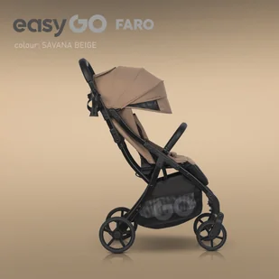 EASY GO Wózek dziecięcy FARO SAVANNA BEIGE - Wózki dziecięce - miniaturka - grafika 1