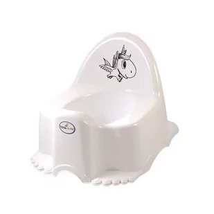 Tega Baby PO-055-103 Nocnik z pozytywką ECO JEDNOROŻEC biały - Nocniki - miniaturka - grafika 1