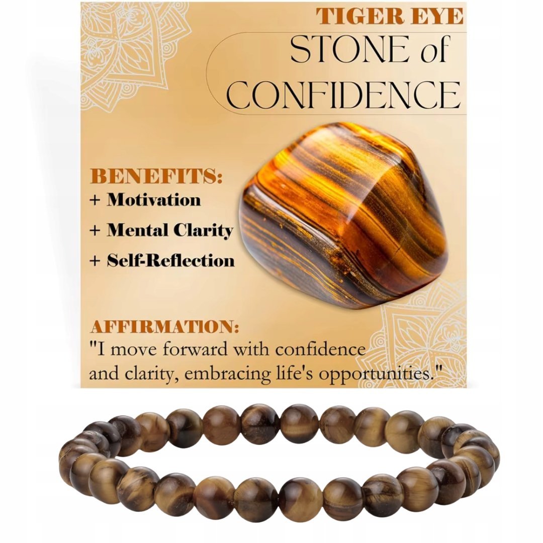 Bransoletka z Kamieni Naturalnych Pewności i Siły