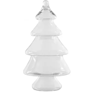 Choinka szklana dekoracja świąteczna duża wys.40 cm - Choinki - miniaturka - grafika 1