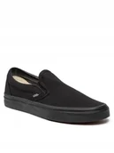 Sneakersy damskie - Vans Tenisówki sneakersy Classic Slip-On VN000EYEBKA1 Czarny 38,5 - miniaturka - grafika 1