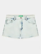 Spódnice - United Colors Of Benetton Spódnica jeansowa 4DW2C901S Granatowy Regular Fit - miniaturka - grafika 1