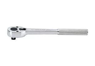 GRZECHOTKA UCHYLNA 1/2" 32 ZĘBY 250mm UCHWYT MOLETOWANY King Tony - Klucze i nasadki - miniaturka - grafika 1