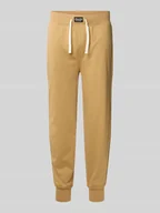 Piżamy męskie - Spodnie sportowe z elastycznym pasem i detalem z logo - miniaturka - grafika 1