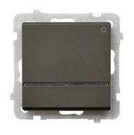 Wyłączniki światła i elektryczne - Ospel Sonata czekoladowy łącznik światło ŁP-5RS/m/40 ŁP-5RS/m/40 - miniaturka - grafika 1