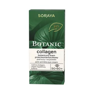 Soraya Pielęgnacja twarzy Botanic collagen krem przeciwzmarszczkowy pod oczy 50-60+ 15.0 ml - Kosmetyki pod oczy - miniaturka - grafika 1