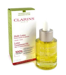 Clarins, Face Treatment Oil Lotus, olejek do pielęgnacji twarzy, 30 ml - Olejki do mycia twarzy - miniaturka - grafika 1