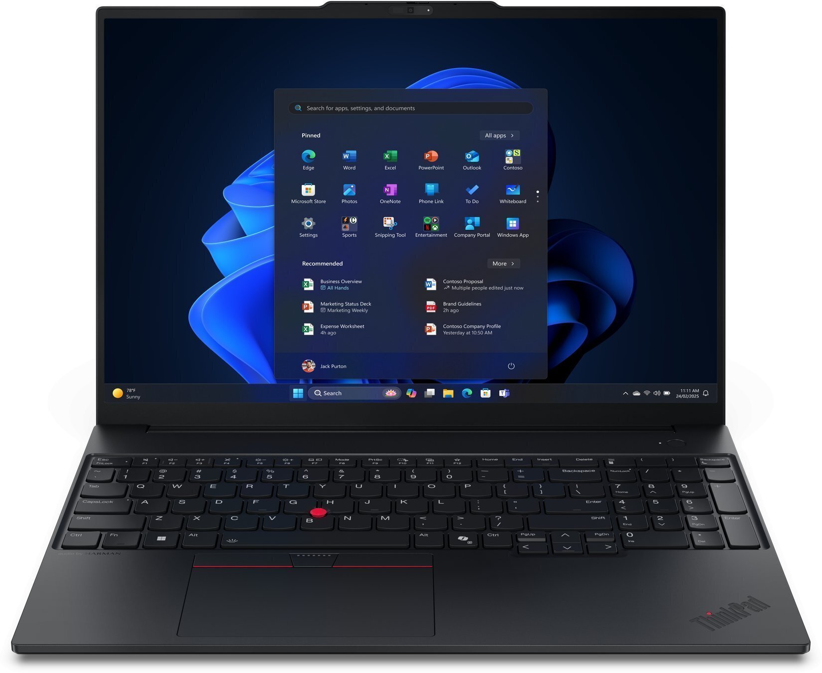 Lenovo ThinkPad E16 G3 Ultra 7 258V / 32 GB / 512 GB / W11 Pro 22AY0088PB