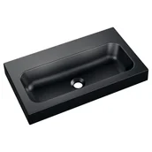 Umywalki - Umywalka konglomeratowa Modo Remix S Czarna 61 x 35 Axis - miniaturka - grafika 1