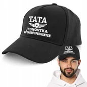 Czapki i chusty sportowe męskie - Czapka z Daszkiem dla Taty Regulowany Rozmiar Prezent na Dzień Ojca - miniaturka - grafika 1
