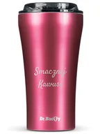 Kubki termiczne - Kubek termiczny na kawę Dr.Bacty Apollo 2.0 - Smacznej kawusi - 360 ml - Pink - miniaturka - grafika 1