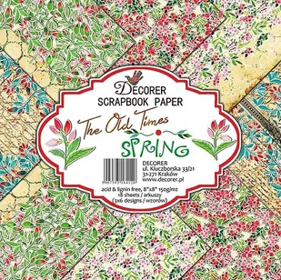 Papiery Do Scrapbookingu Wiosna Zestaw 18 Arkuszy - Scrapbooking - miniaturka - grafika 1