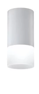 Candellux Oprawa natynkowa TUBA IP20 śr. 6.4 cm szara GU10 - Oprawy, klosze i abażury - miniaturka - grafika 1