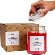 Świece - Świeca zapachowa w szkle duża Lile Candle Senses Jabłko z Cynamonem 500g - miniaturka - grafika 1
