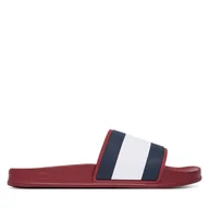 Klapki i japonki męskie - Klapki Tommy Hilfiger Core Hilfiger Flag Pool Slide FM0FM05798 Czerwony - miniaturka - grafika 1