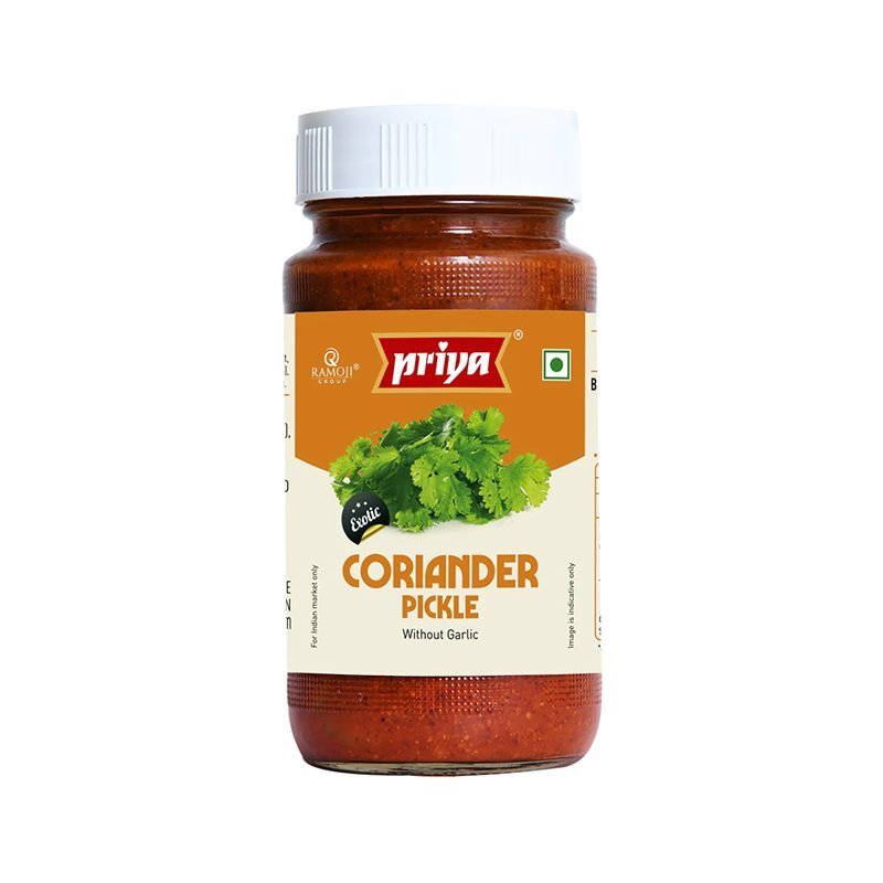 Marynowana kolendra w oleju Priya Coriander 300 g – pikantno-kwaśny dodatek