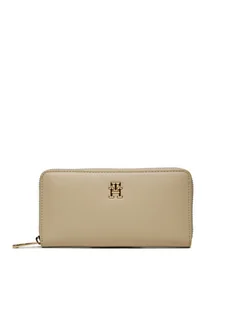 Tommy Hilfiger Duży Portfel Damski Th Essential Sc Large Za AW0AW16093 Biały - Portfele - miniaturka - grafika 1