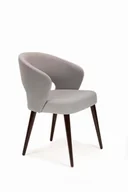 Krzesła - Mirek 6 krzesło tapicerowane tkanina do wyboru nogi orzech - miniaturka - grafika 1