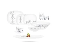Serwisy obiadowe - Serwis Obiadowy Pointilles White 50El 6Os Luminarc - miniaturka - grafika 1