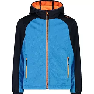 CMP - Kid Jacket Fix Hood, Boy, Danubio, 110 - Kurtki i płaszcze dla chłopców - miniaturka - grafika 1