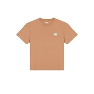 Koszulki męskie - Wrangler Męski t-shirt graficzny, Burro Brown, XL, Burro Brown, XL - miniaturka - grafika 1