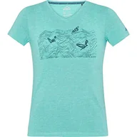 Koszulki i topy damskie - McKINLEY Damski Kimo T-shirt damski T-shirt turkusowy Melanż/miętowy ciemny 50 - miniaturka - grafika 1