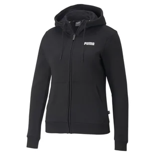 Bluza z kapturem damska Puma ESS FULL-ZIP FL czarna 84720101-S - Bluzy damskie - miniaturka - grafika 1