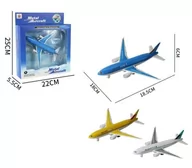 Samoloty i helikoptery - Askato Samolot metalowy z napędem mix - miniaturka - grafika 1