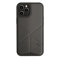 Etui i futerały do telefonów - Uniq UNIQ etui Transforma iPhone 12 Pro Max 6,5" szary/charcoal grey - miniaturka - grafika 1