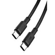 Kable USB - Kabel USB Typ-C - USB Typ-C XO NB-Q199 PD 100W 1.5 m Czarny - miniaturka - grafika 1