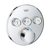 Baterie wannowe i prysznicowe - Grohe SmartControl bateria wannowo-prysznicowa podtynkowa chrom 29146000 - miniaturka - grafika 1