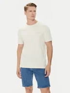 Koszulki męskie - Calvin Klein T-Shirt Enlarged Back Logo K10K113106 Beżowy Regular Fit - miniaturka - grafika 1