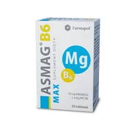 Witaminy i minerały - Farmapol Asmag B6 MAX x 50 tabl - miniaturka - grafika 1