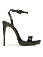 Sandały damskie - Aldo Sandały Kat 13567216 Czarny - miniaturka - grafika 1