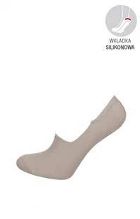 Stopki bambusowe damskie beżowe Footies 04, Kolor beżowy, Rozmiar 36-38, Fiore - Primodo.com - Skarpetki damskie - miniaturka - grafika 1
