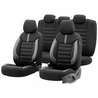 Pokrowce na fotele - Komplet pokrowców na fotele samochodowe otom limited 102 black/grey 3-zip - miniaturka - grafika 1